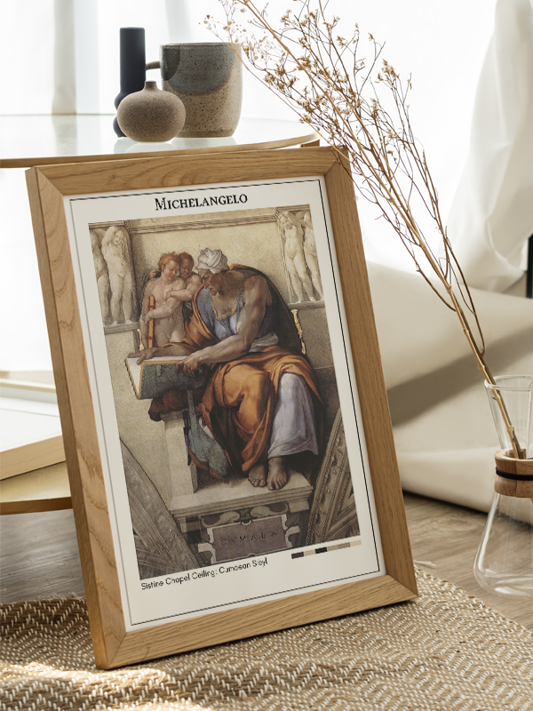 Michelangelo Sistine Chapel Ceiling: Cumaean Sibyl Poster