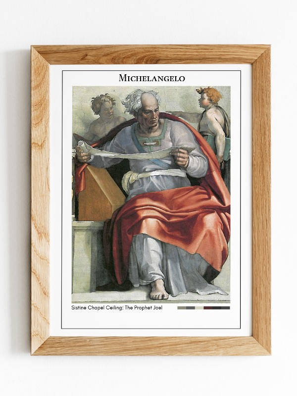Michelangelo Sistine Chapel Ceiling: The Prophet Joel Poster