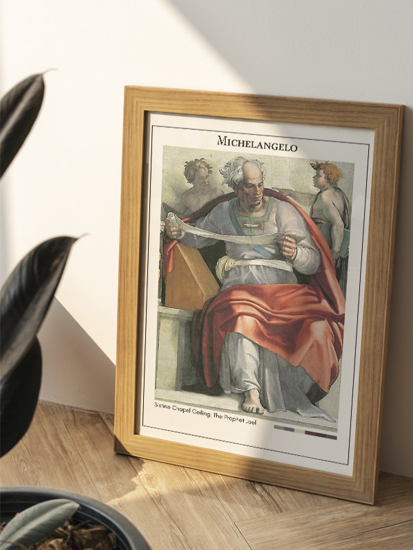 Michelangelo Sistine Chapel Ceiling: The Prophet Joel Poster