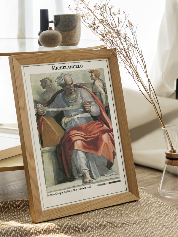 Michelangelo Sistine Chapel Ceiling: The Prophet Joel Poster