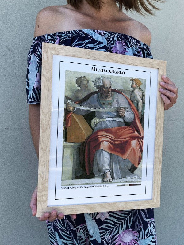 Michelangelo Sistine Chapel Ceiling: The Prophet Joel Poster