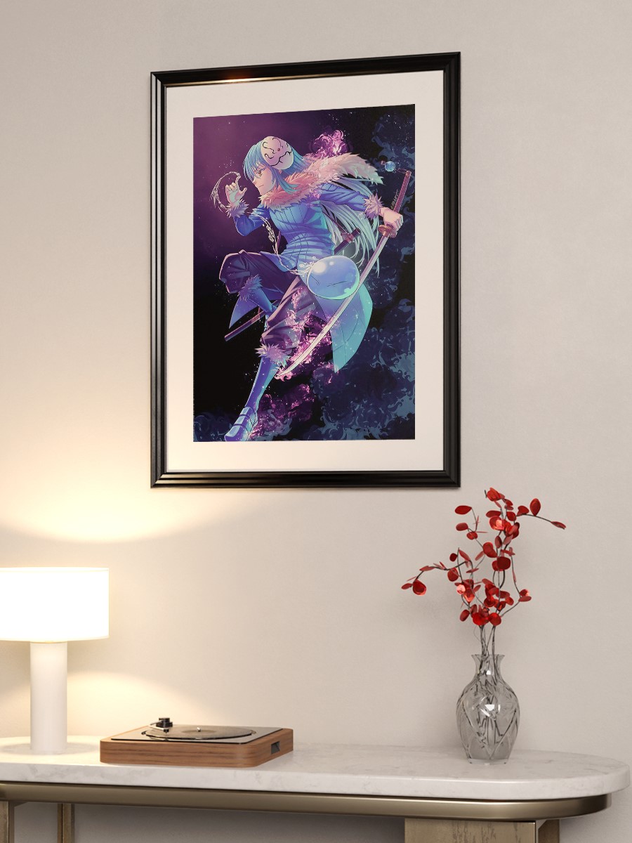 slime Anime Poster Çerçevesiz Yüksek Kalite Anime Duvar Poster