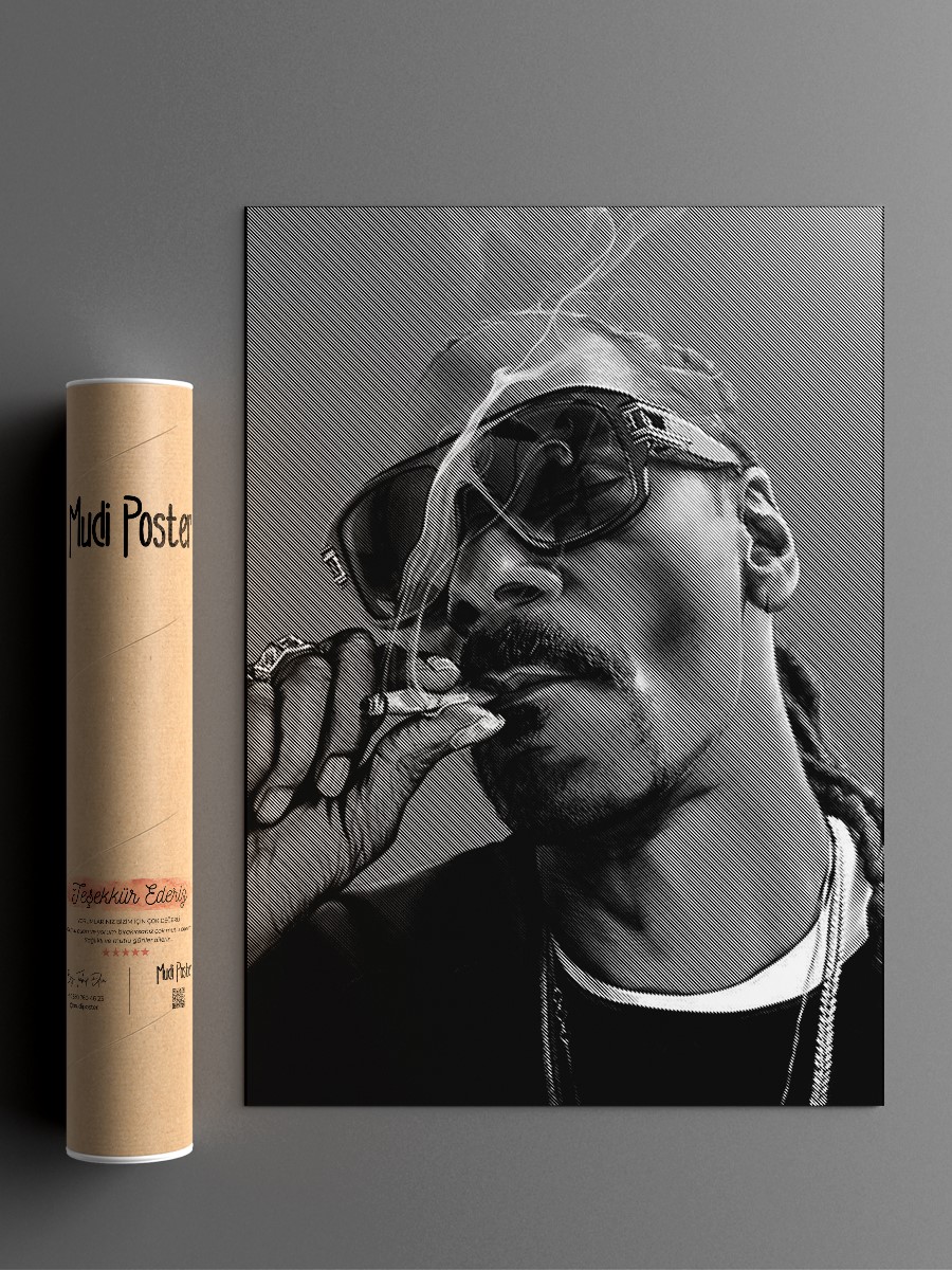 Snoop Dogg Poster, Çerçevesiz Tv Film Poster
