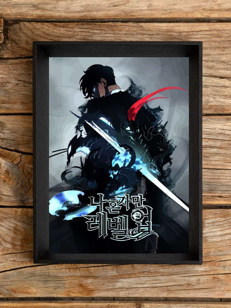 Solo Leveling Art Anime Poster Çerçevesiz Yüksek Kalite Anime Duvar Poster