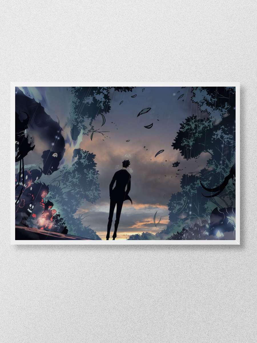 Solo Leveling Jinwoo Anime Poster Çerçevesiz Yüksek Kalite Anime Duvar Poster - En İyi Fiyatlarla