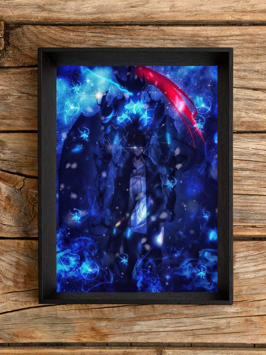 Solo Leveling Anime Poster Çerçevesiz Yüksek Kalite Anime Duvar Poster