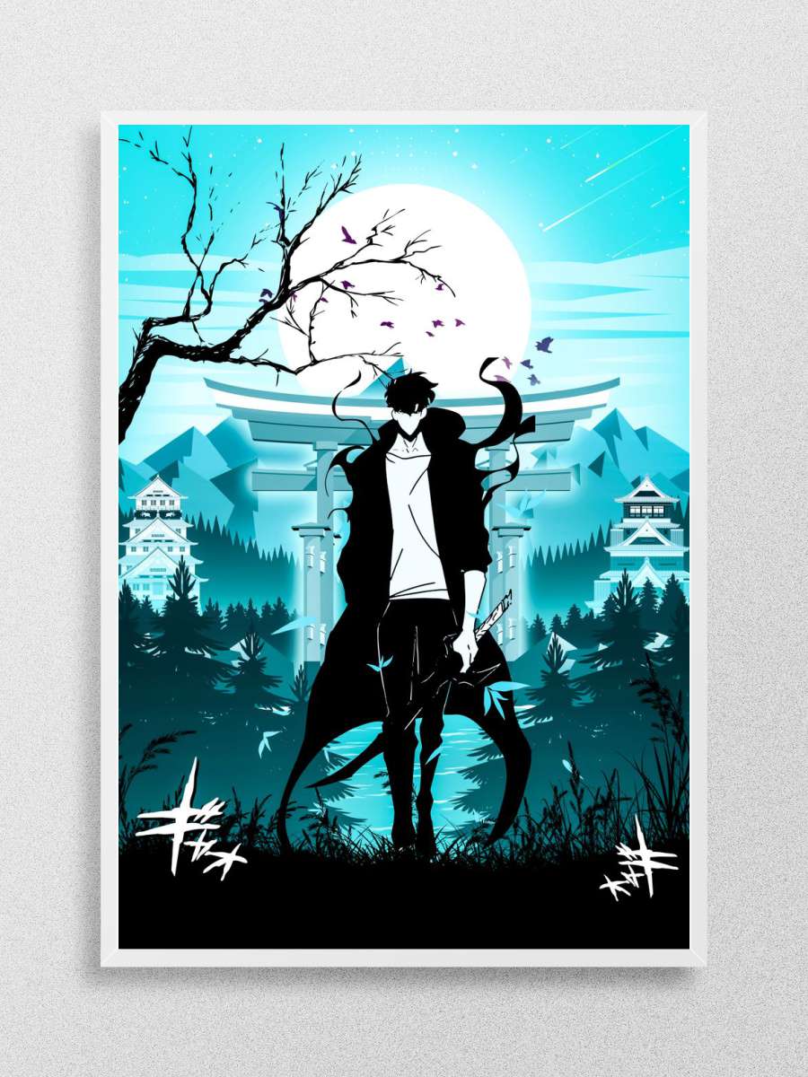 solo leveling Anime Poster Çerçevesiz Yüksek Kalite Anime Duvar Poster - En İyi Fiyatlarla