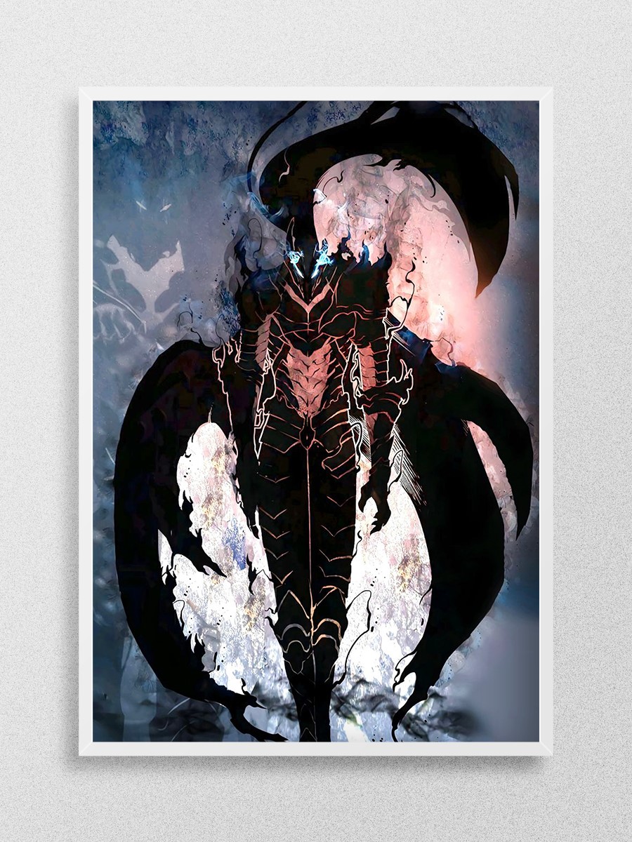 Solo Leveling Anime Poster Çerçevesiz Yüksek Kalite Anime Duvar Poster - En İyi Fiyatlarla