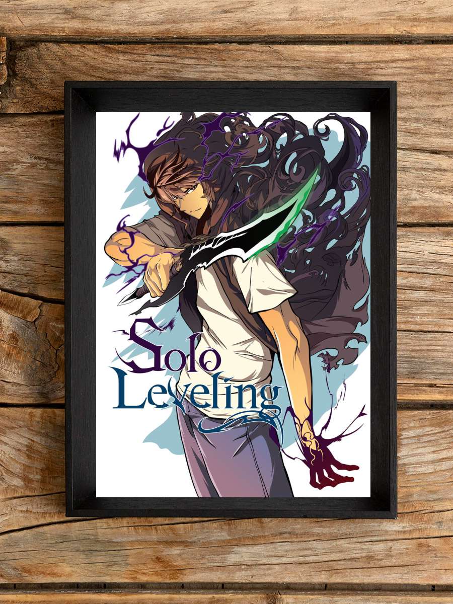 solo leveling Anime Poster Çerçevesiz Yüksek Kalite Anime Duvar Poster