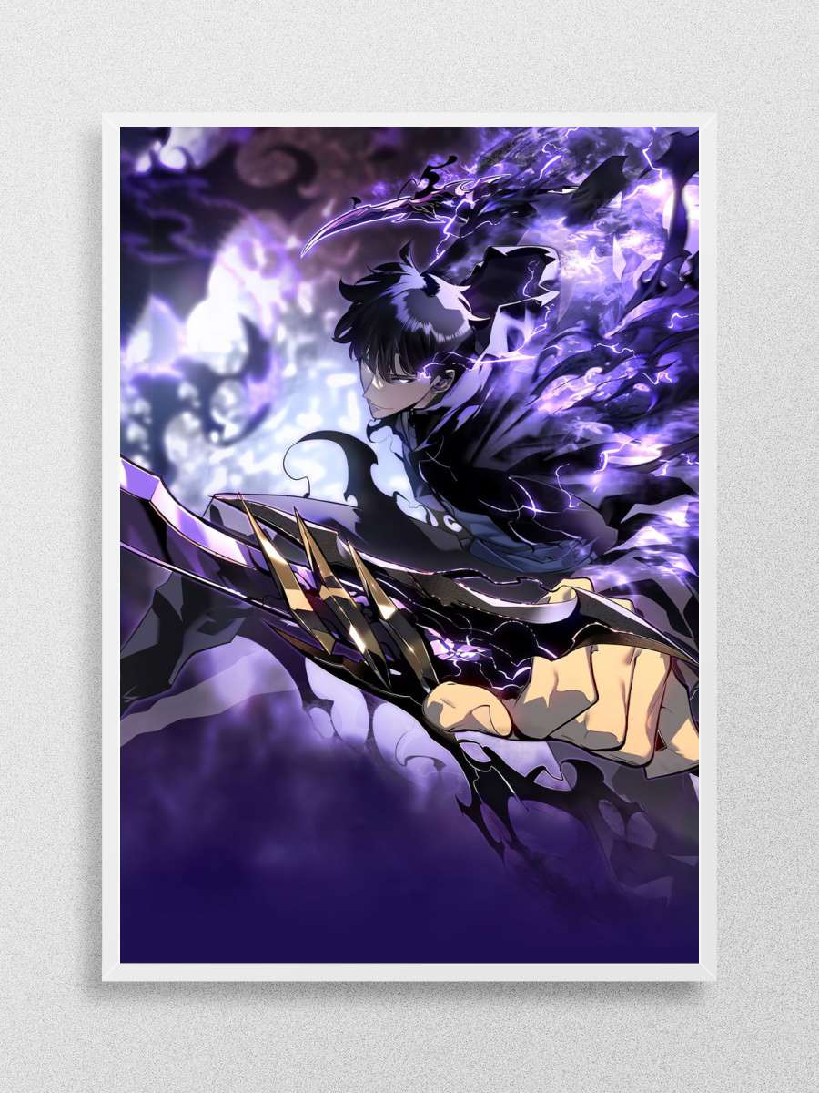 Solo Leveling Anime Poster Çerçevesiz Yüksek Kalite Anime Duvar Poster