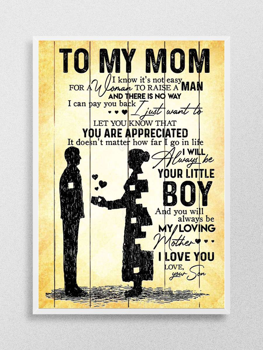 Son To Mom To My Mom Anime Poster Çerçevesiz Yüksek Kalite Anime Duvar Poster
