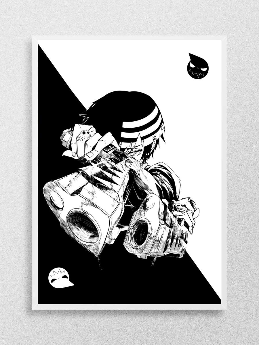Soul Eater Anime Anime Poster Çerçevesiz Yüksek Kalite Anime Duvar Poster