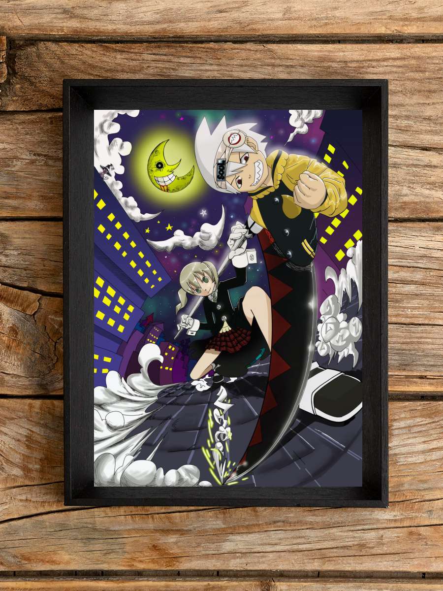 Soul Eater Evans Maka Anime Poster Çerçevesiz Yüksek Kalite Anime Duvar Poster