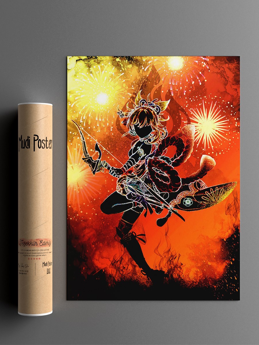 Soul of Carassius Auratus Anime Poster Çerçevesiz Yüksek Kalite Anime Duvar Poster