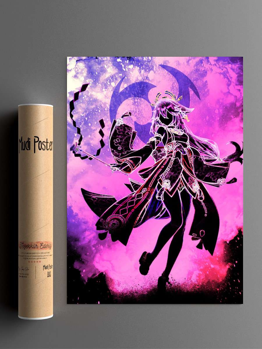 Soul of Divina Vulpes Anime Poster Çerçevesiz Yüksek Kalite Anime Duvar Poster