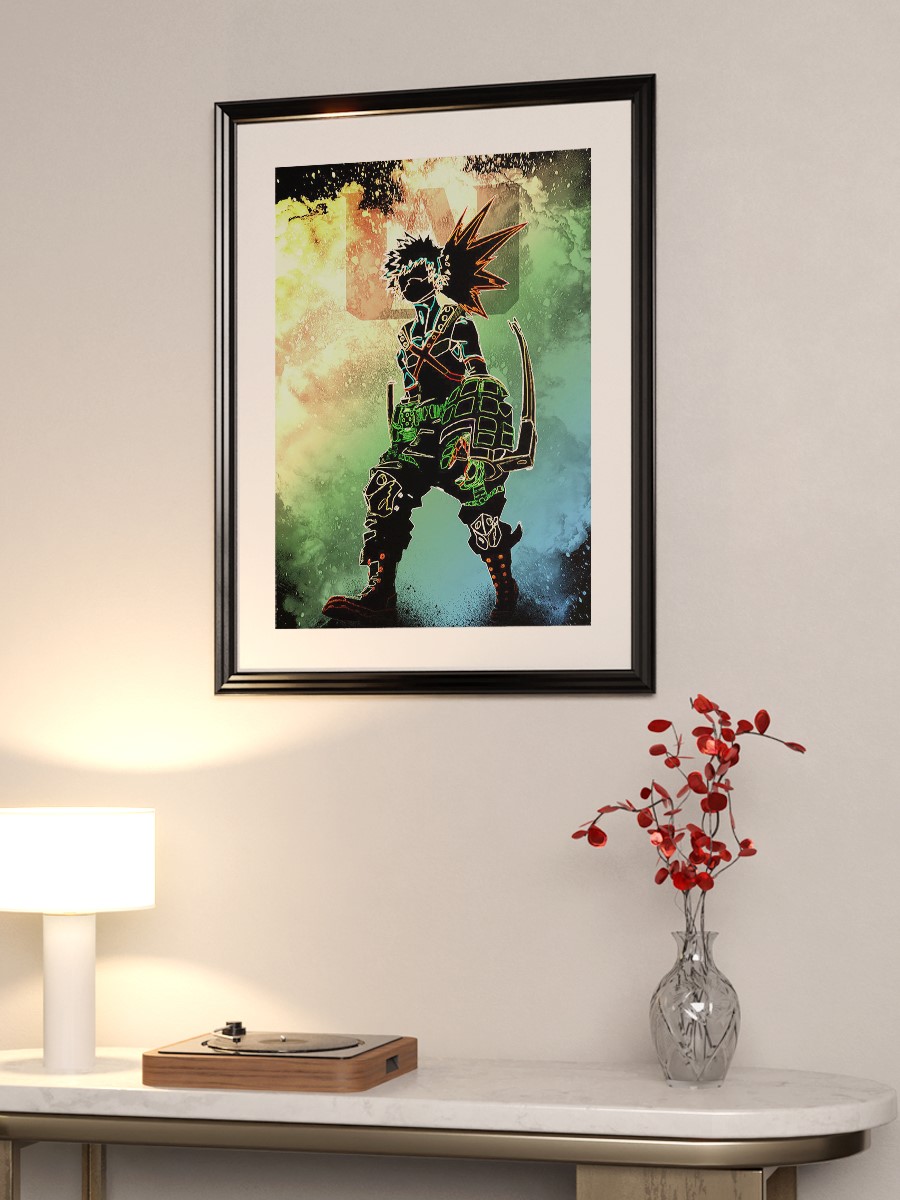 Soul of Explosion Power Poster, Çerçevesiz Tv Film Poster