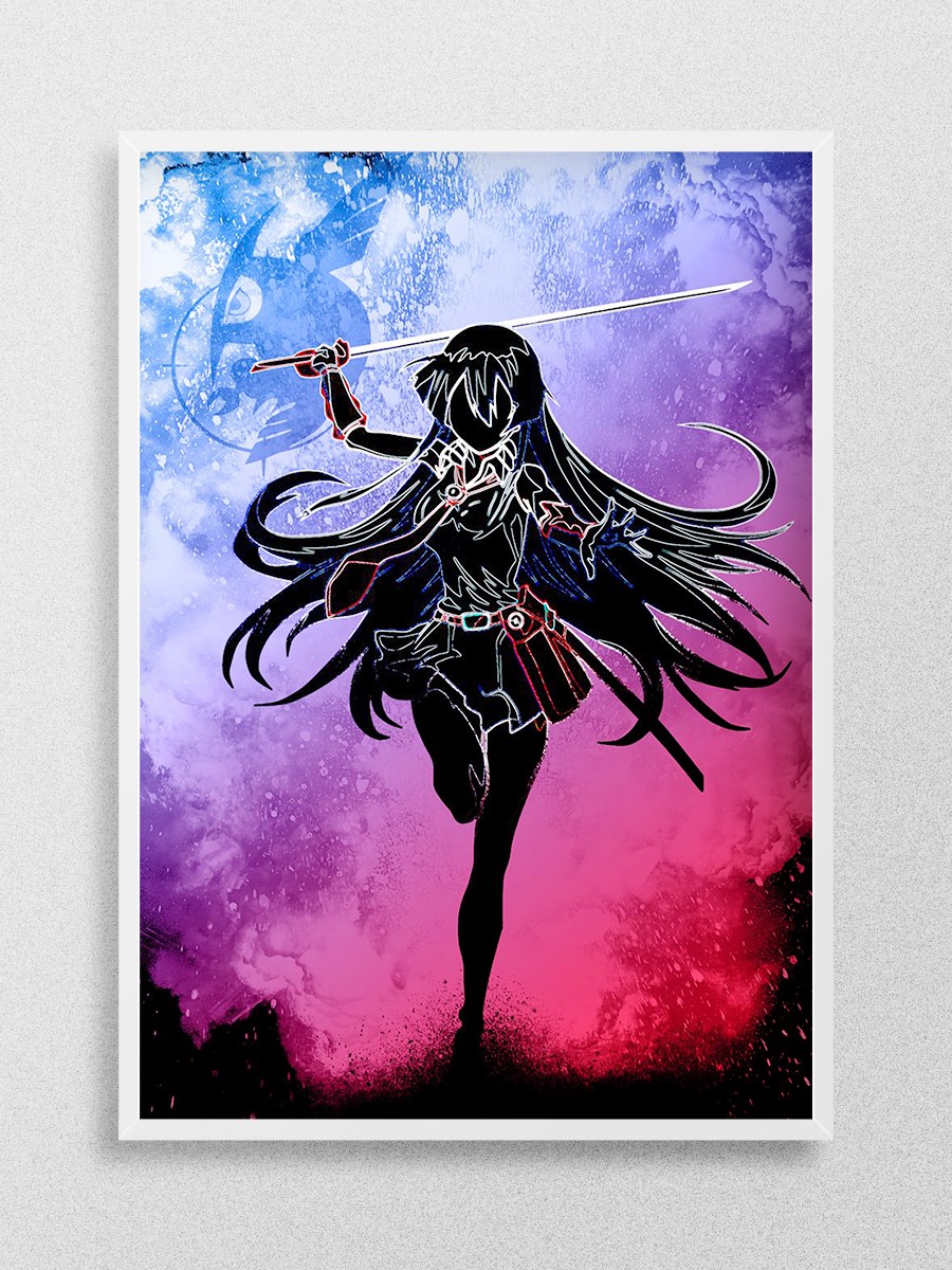 Soul of Murasame Anime Poster Çerçevesiz Yüksek Kalite Anime Duvar Poster