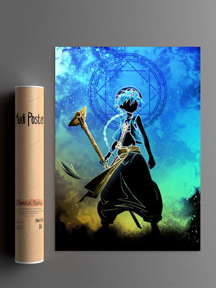 Soul of the 4th Anime Poster Çerçevesiz Yüksek Kalite Anime Duvar Poster