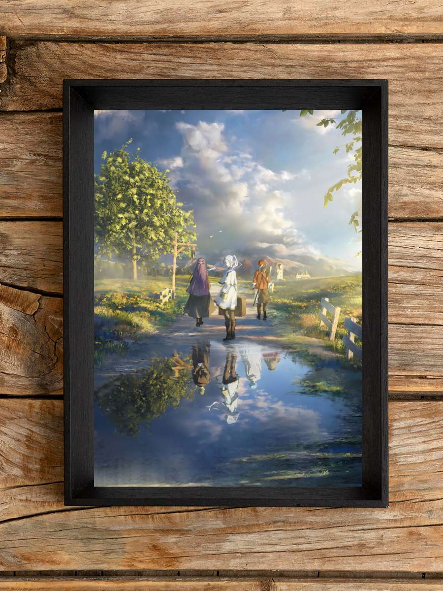 Sousou No Frieren Anime Poster Çerçevesiz Yüksek Kalite Anime Duvar Poster