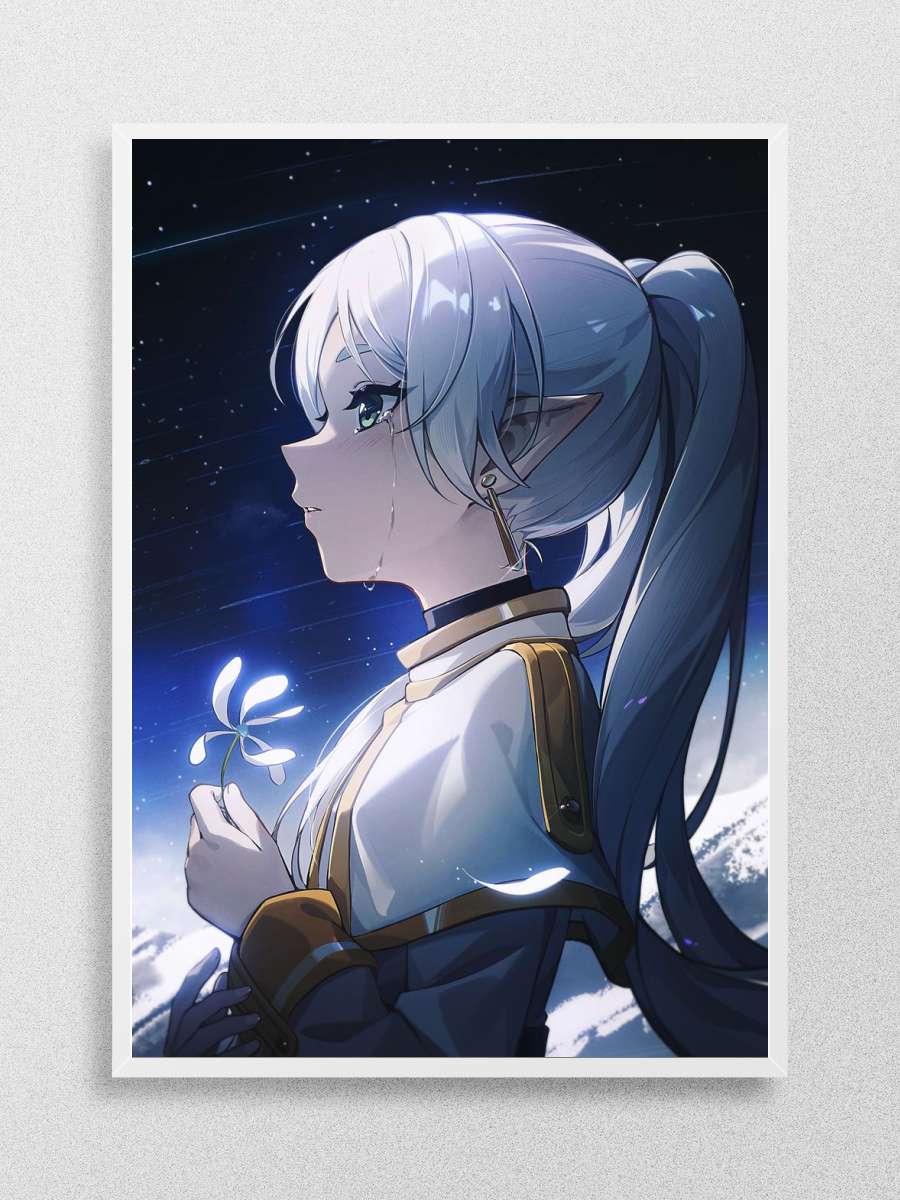 Sousou No Frieren Anime Poster Çerçevesiz Yüksek Kalite Anime Duvar Poster