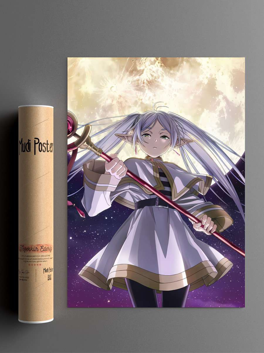 Sousou No Frieren Series Anime Poster Çerçevesiz Yüksek Kalite Anime Duvar Poster