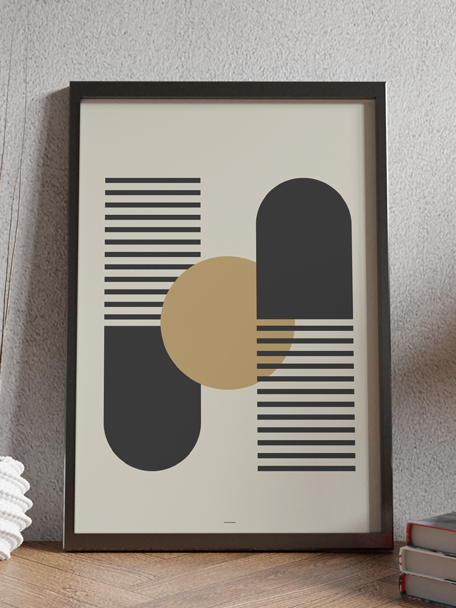 Soyut Abstract Poster Geometrik Duvar Tablosu Çerçevesiz Poster Salon, Mutfak Ve Ofis Duvar Dekoru - En İyi Fiyatlarla