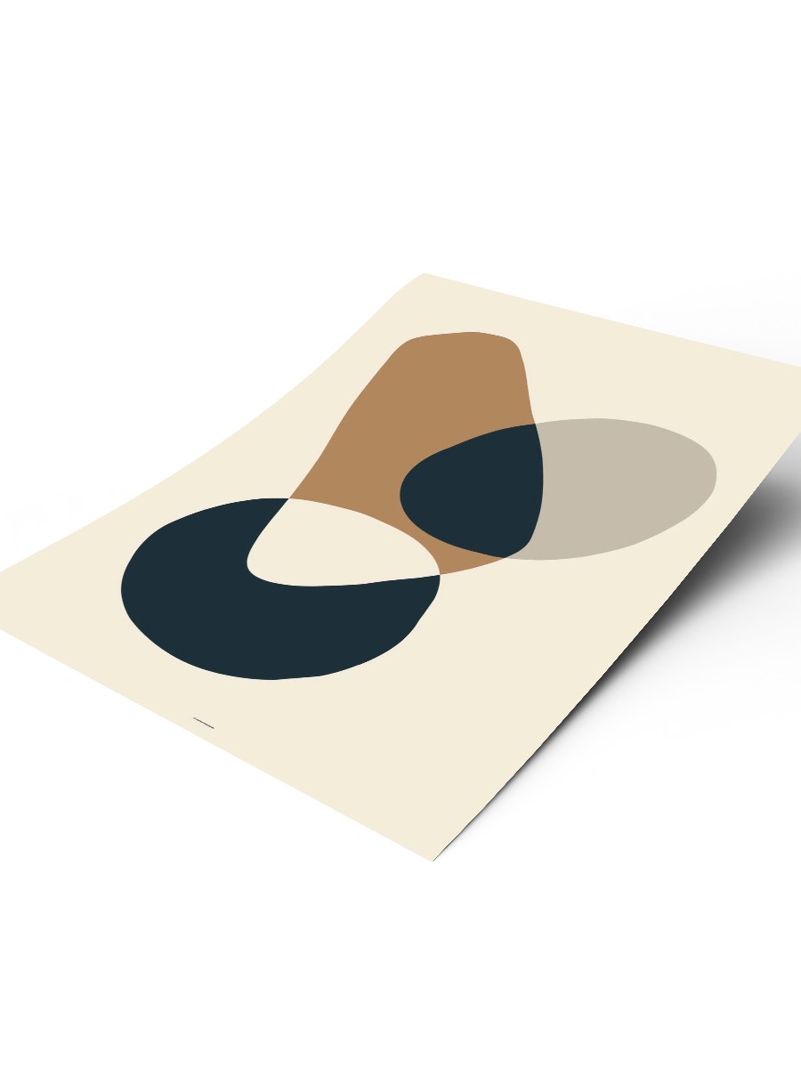 Soyut Abstract Poster Geometrik Duvar Tablosu Çerçevesiz Poster Salon, Mutfak Ve Ofis Duvar Dekoru
