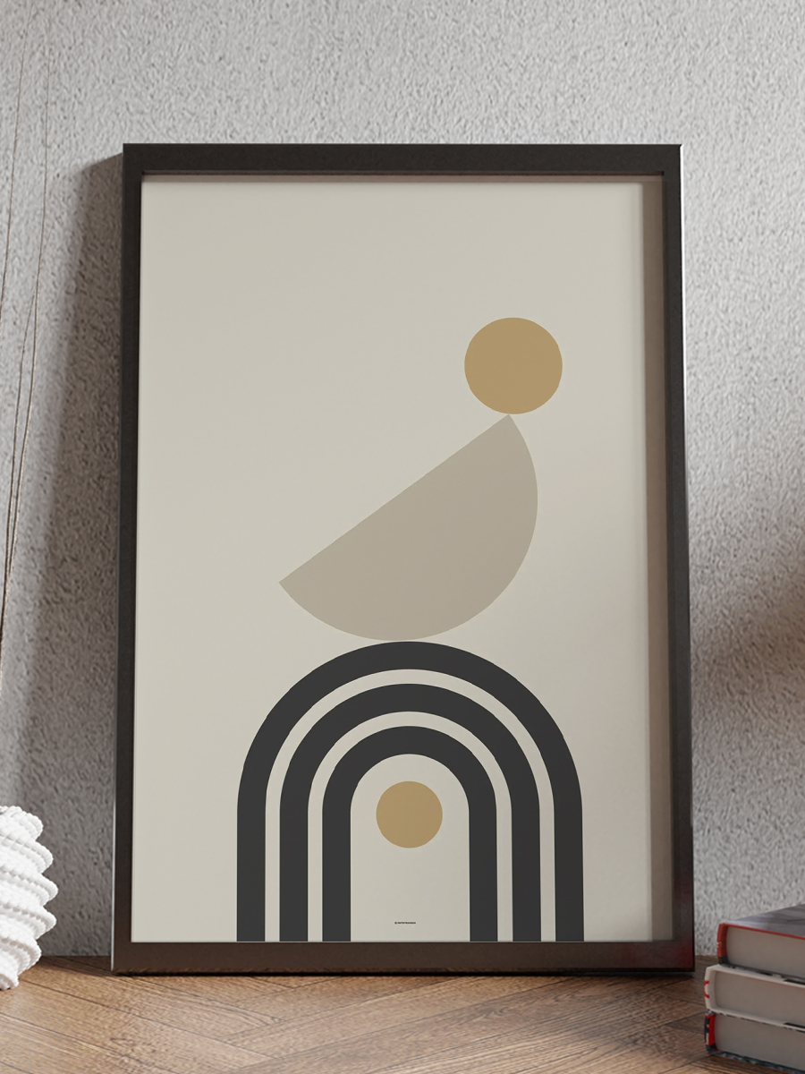 Soyut Abstract Poster Geometrik Duvar Tablosu Çerçevesiz Poster Salon, Mutfak Ve Ofis Duvar Dekoru - En İyi Fiyatlarla