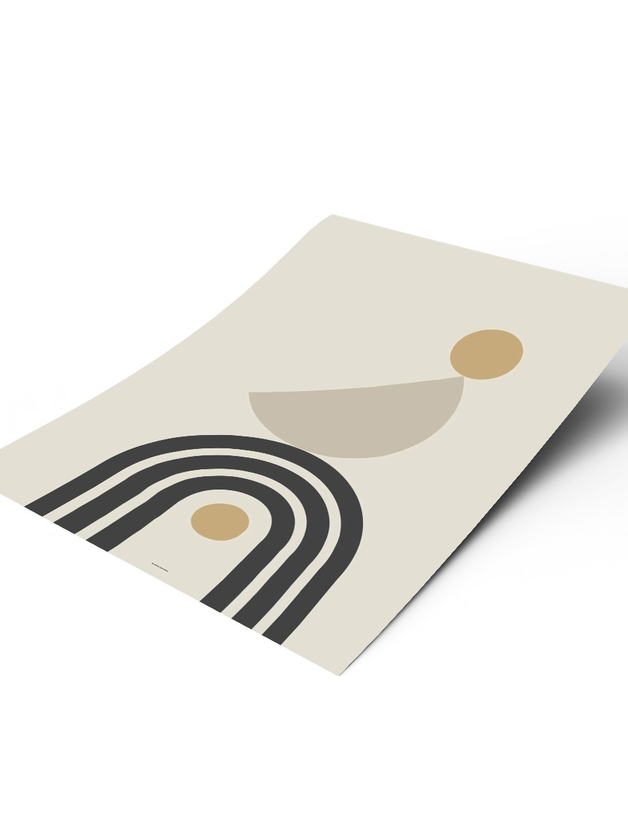 Soyut Abstract Poster Geometrik Duvar Tablosu Çerçevesiz Poster Salon, Mutfak Ve Ofis Duvar Dekoru