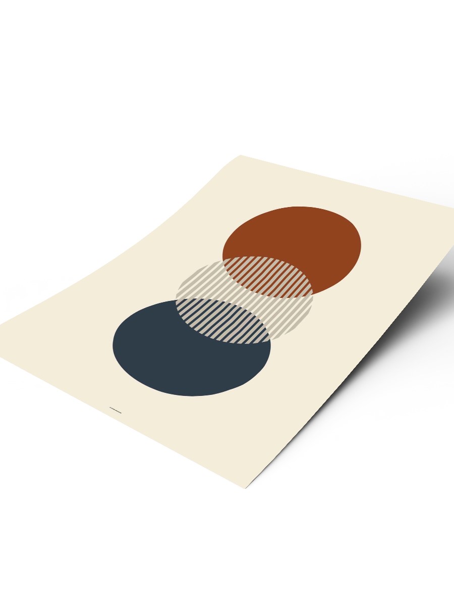 Soyut Abstract Poster Geometrik Duvar Tablosu Çerçevesiz Poster Salon, Mutfak Ve Ofis Duvar Dekoru