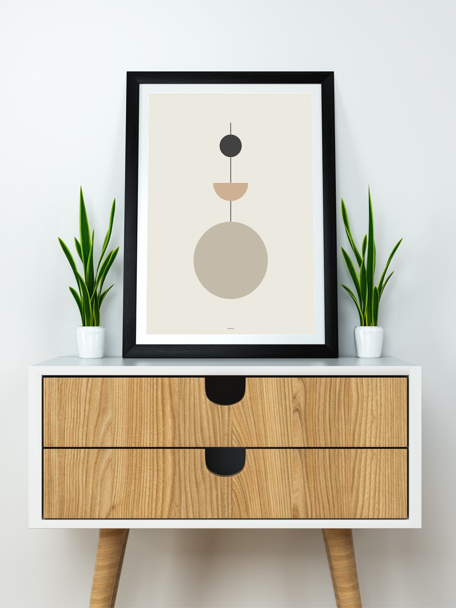 Soyut Abstract Poster Geometrik Duvar Tablosu Çerçevesiz Poster Salon, Mutfak Ve Ofis Duvar Dekoru