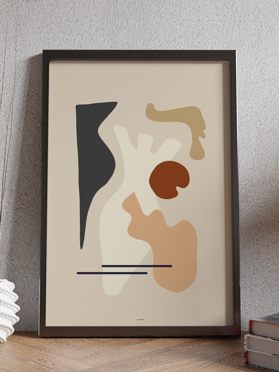 Soyut Abstract Poster Geometrik Duvar Tablosu Çerçevesiz Poster Salon, Mutfak Ve Ofis Duvar Dekoru - En İyi Fiyatlarla