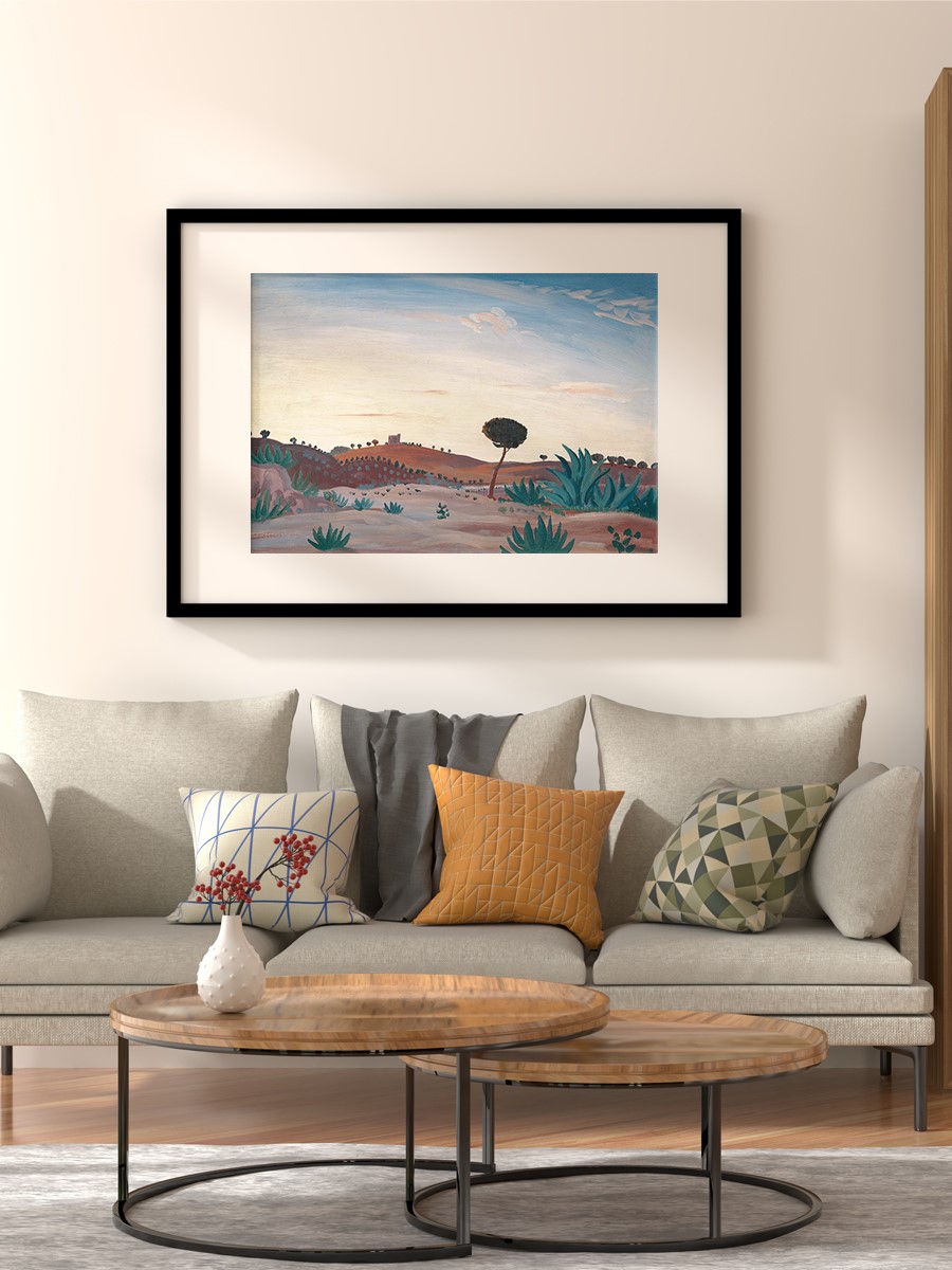 Spanish Landscape Tablo Sanatsal Ünlü Ressam Poster Çerçevesiz Yüksek Kalite Poster
