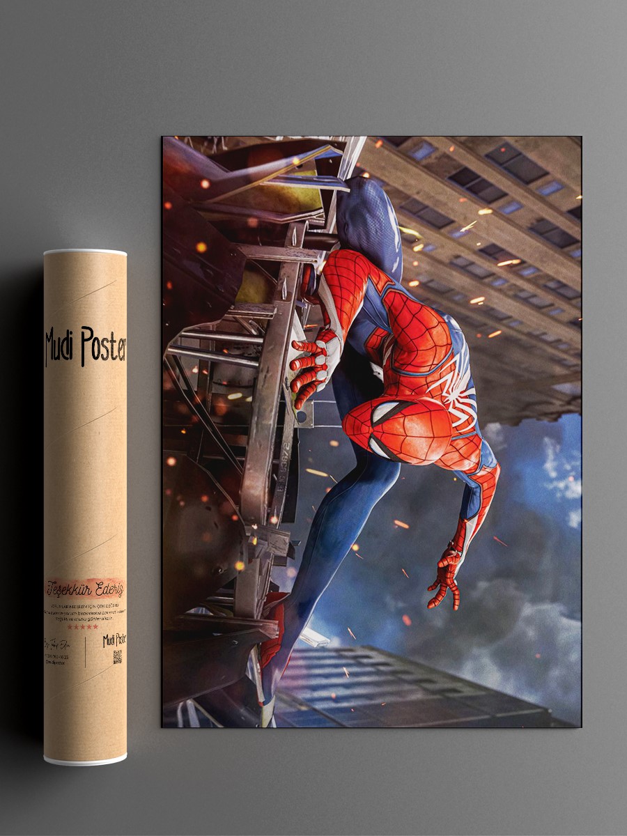 Spider pose Poster, Çerçevesiz Tv Film Poster