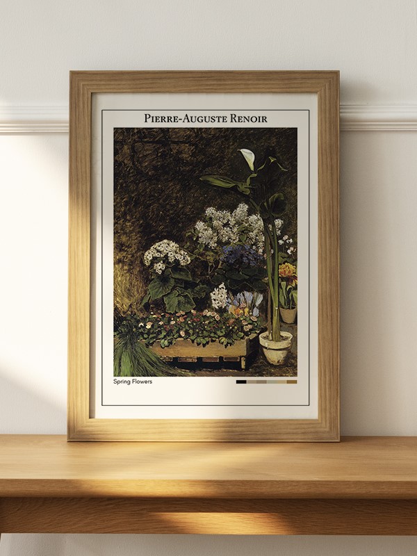 Pierre-Auguste Renoir Spring Flowers Poster - En İyi Fiyatlarla