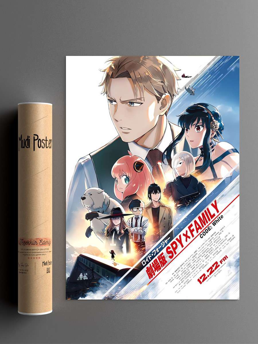 Spy X Code White Anime Poster Çerçevesiz Yüksek Kalite Anime Duvar Poster