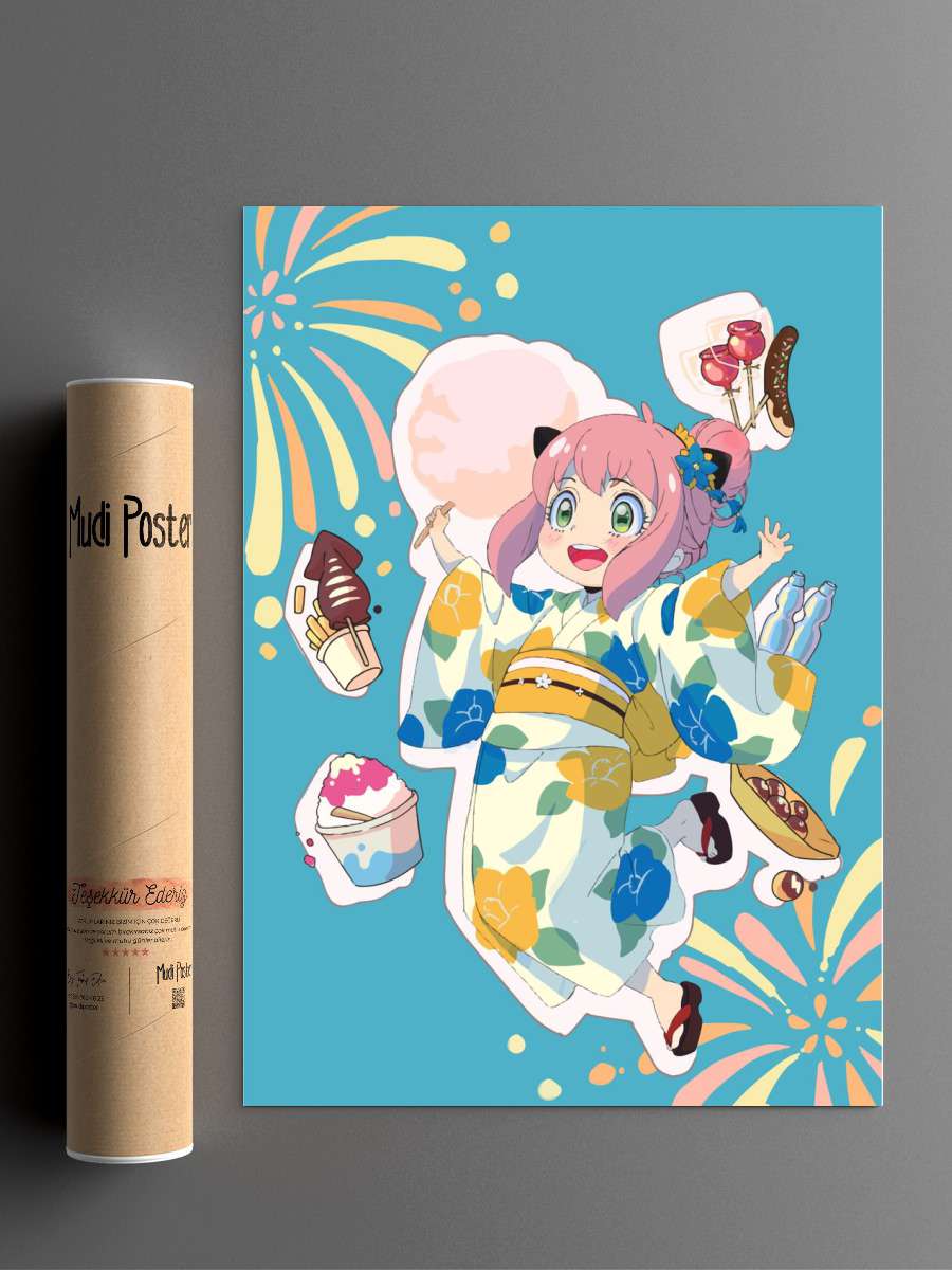 Spy X Family Anime Poster Çerçevesiz Yüksek Kalite Anime Duvar Poster