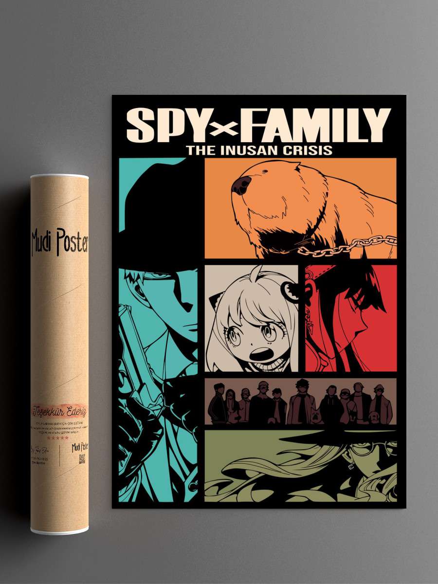 Spy X Family Anime Poster Çerçevesiz Yüksek Kalite Anime Duvar Poster