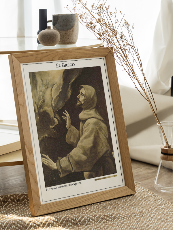 El Greco St. Francis receiving the stigmata Poster