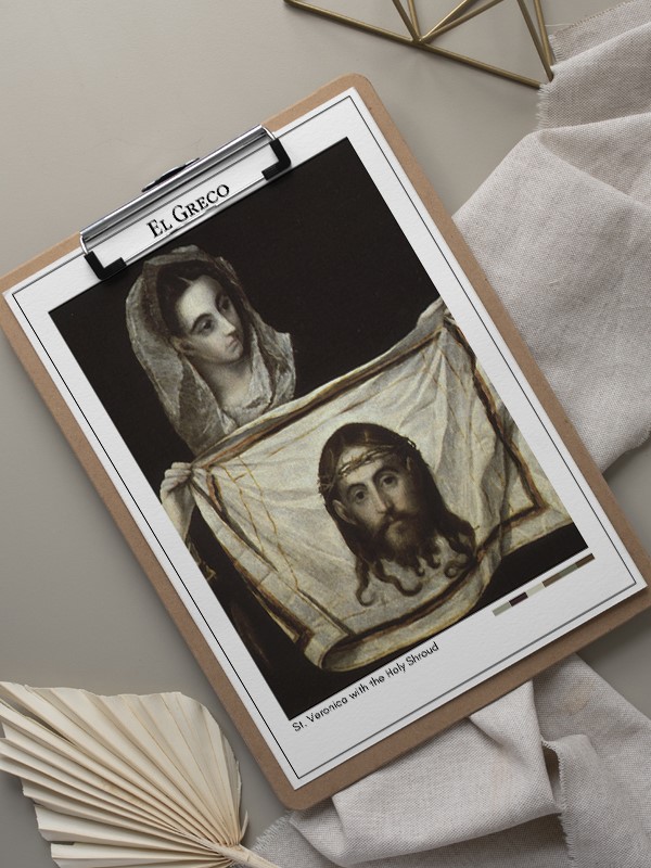 El Greco St. Veronica with the Holy Shroud Poster