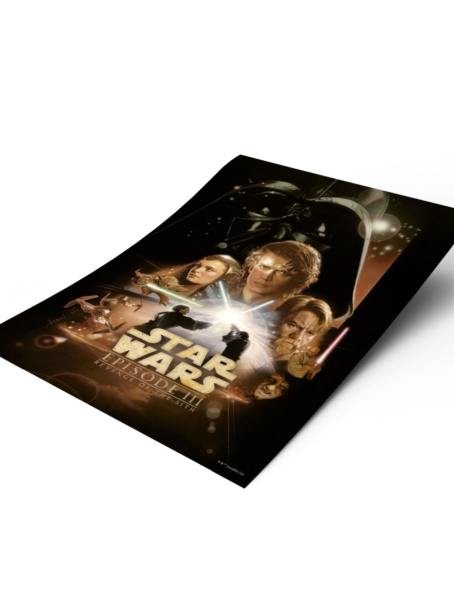 Star Wars Episode III: Revenge of the Sith Poster, Çerçevesiz Tv Film Poster