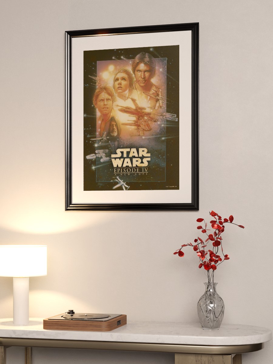 Star Wars Episode IV: A New Hope Poster, Çerçevesiz Tv Film Poster