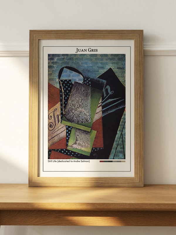 Juan Gris Still Life (dedicated to Andre Salmon) Poster - En İyi Fiyatlarla