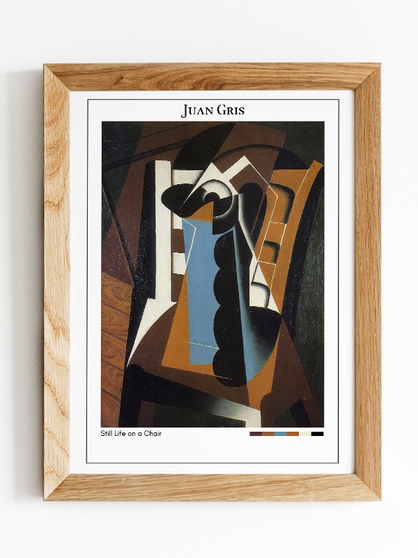 Juan Gris Still Life on a Chair Poster