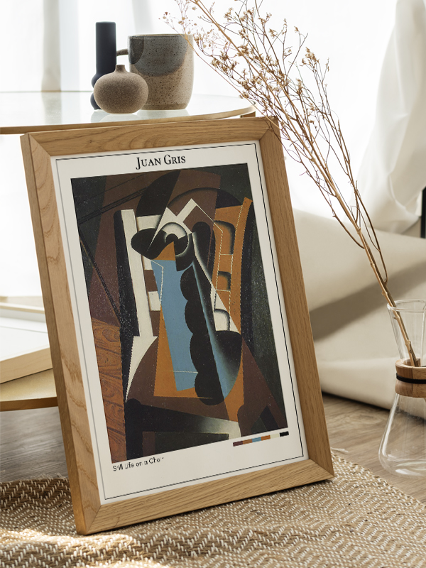 Juan Gris Still Life on a Chair Poster