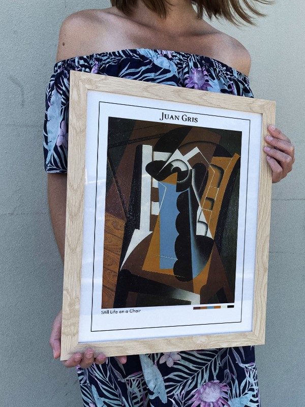 Juan Gris Still Life on a Chair Poster
