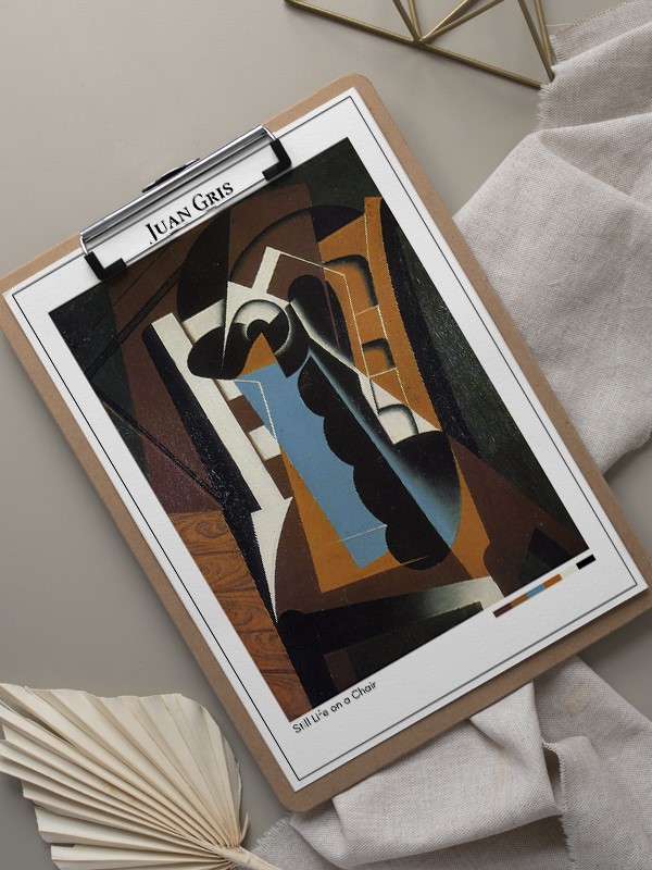 Juan Gris Still Life on a Chair Poster