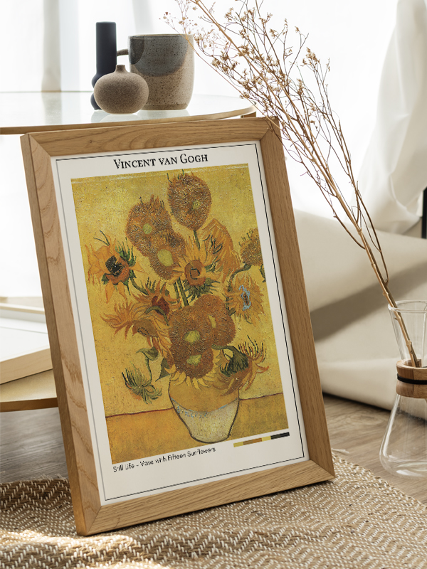 Vincent van Gogh Still Life - Vase with Fifteen Sunflowers Poster