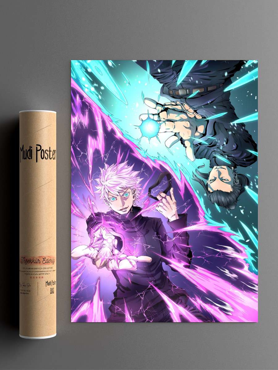 suguru geto gojo jujutsu Anime Poster Çerçevesiz Yüksek Kalite Anime Duvar Poster
