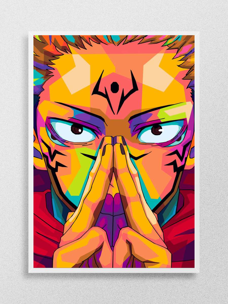 Sukuna Jujutsu Kaisen Anime Poster Çerçevesiz Yüksek Kalite Anime Duvar Poster